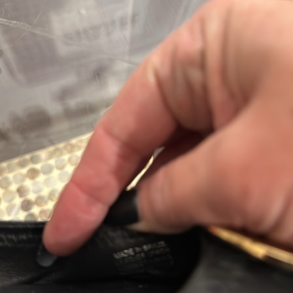 Tory Burch Minnie Travel Perfect Black & Gold Ballet Flats - Picture 9 of 16